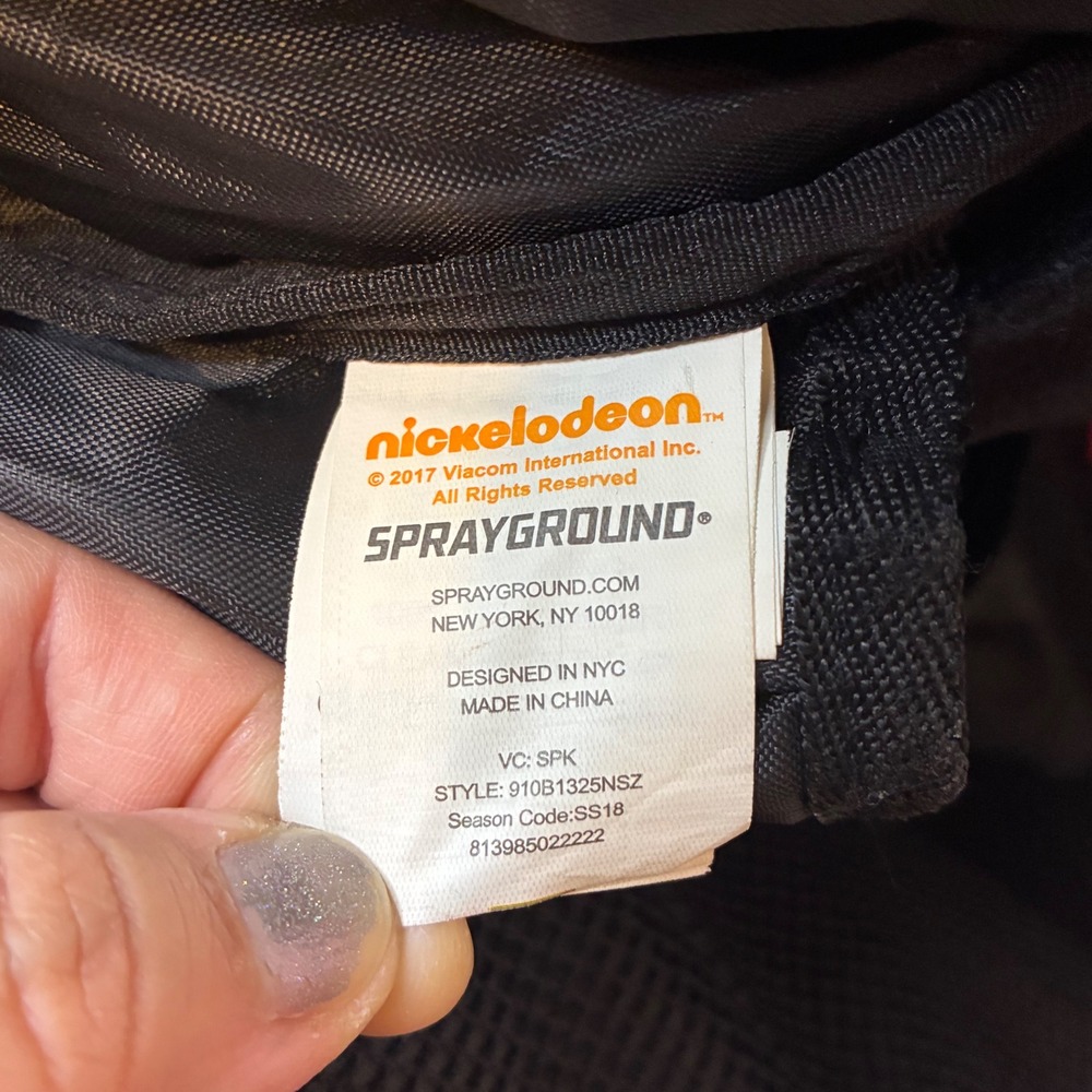 RARE Sprayground x Nickelodeon Hey Arnold Backpack School Streetwear Graphic Bag - Picture 14 of 17